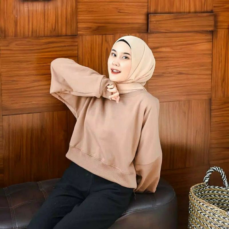 Arifirn Oversize Lenka - Sweater Wanita | Baju Oversize Wanita | Sweater Crop Wanita