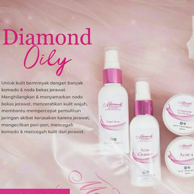 Marwah Oily Paket Perawatan Wajah Berminyak Shopee Indonesia