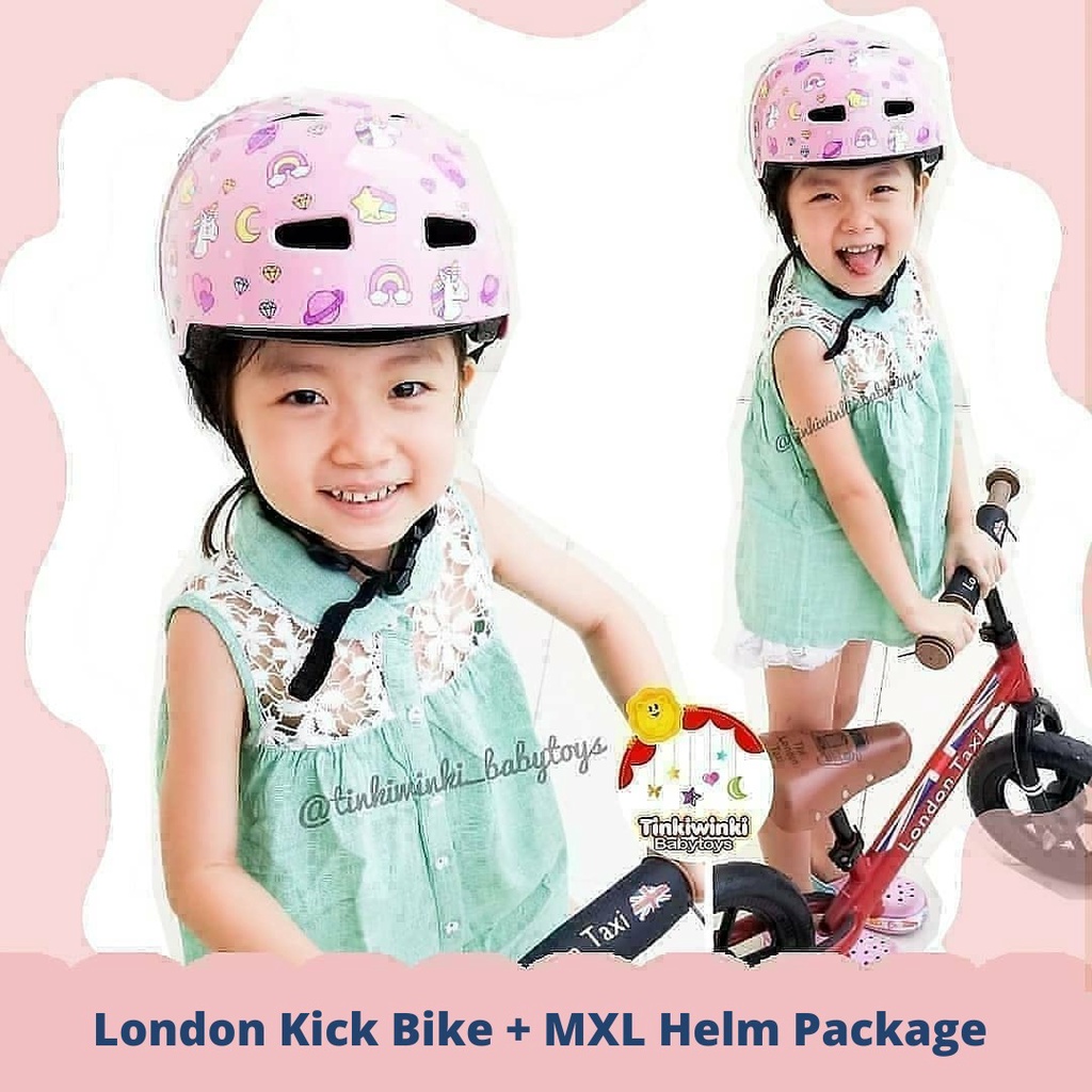 London Taxi Kick Bike + MXL Helm Package