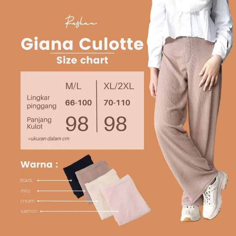 KULOT GIANA CREAM// RASHAN