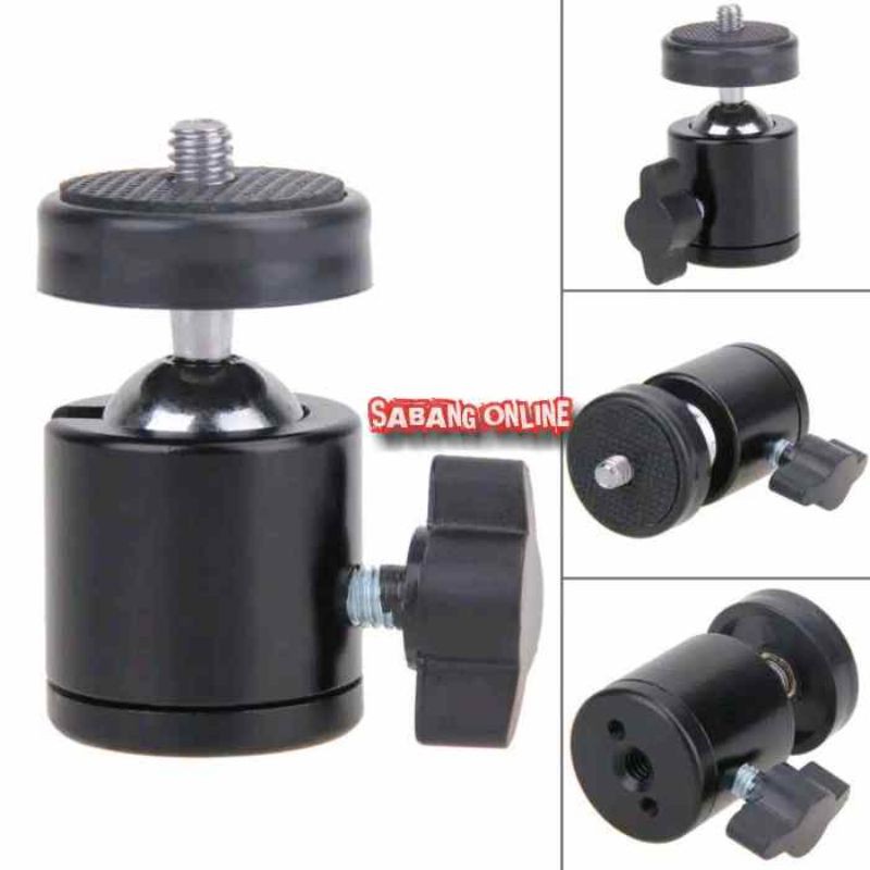 Ball Head Swivel For Tripod Dslr / Mini Ball Head