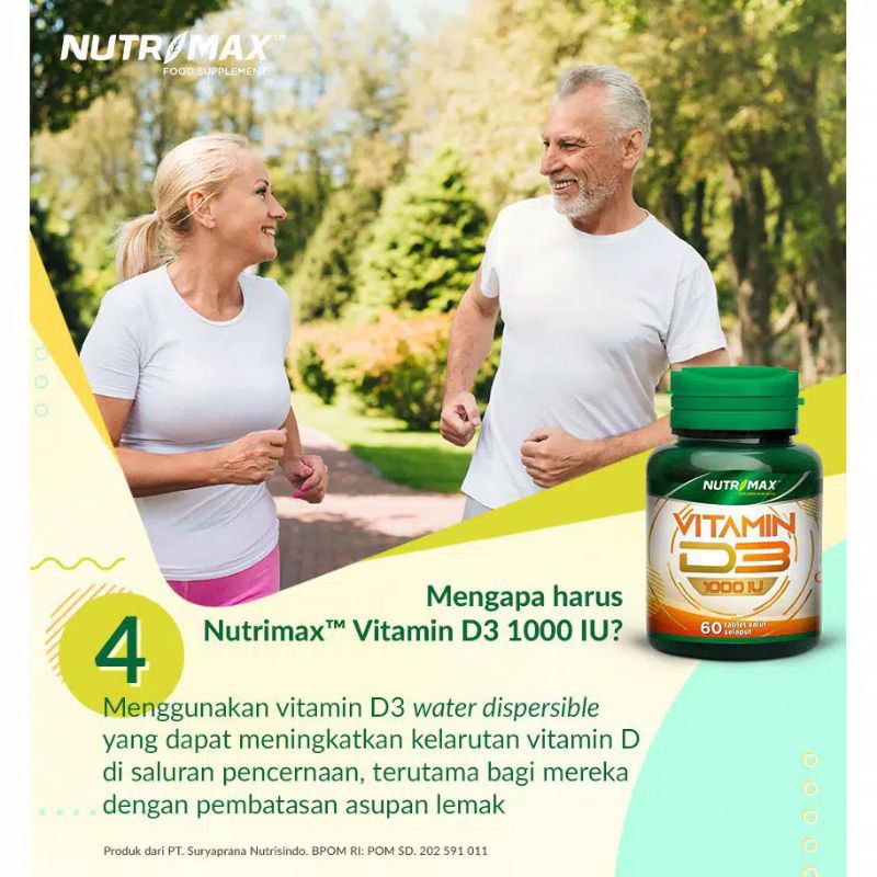 NUTRIMAX VITAMIN D3 1000 IU || NUTRIMAX VITAMIN D3 400 IU