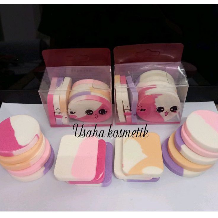 SPON BEDAK BULAT&amp;KOTAK ISI8PCS[H/SATU MIKA]