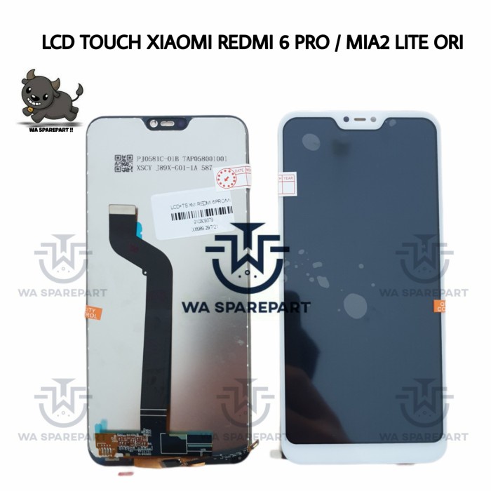 LCD TOUCHSCREEN 1SET XIAOMI REDMI 6 PRO / MI A2 LITE ORIGINAL