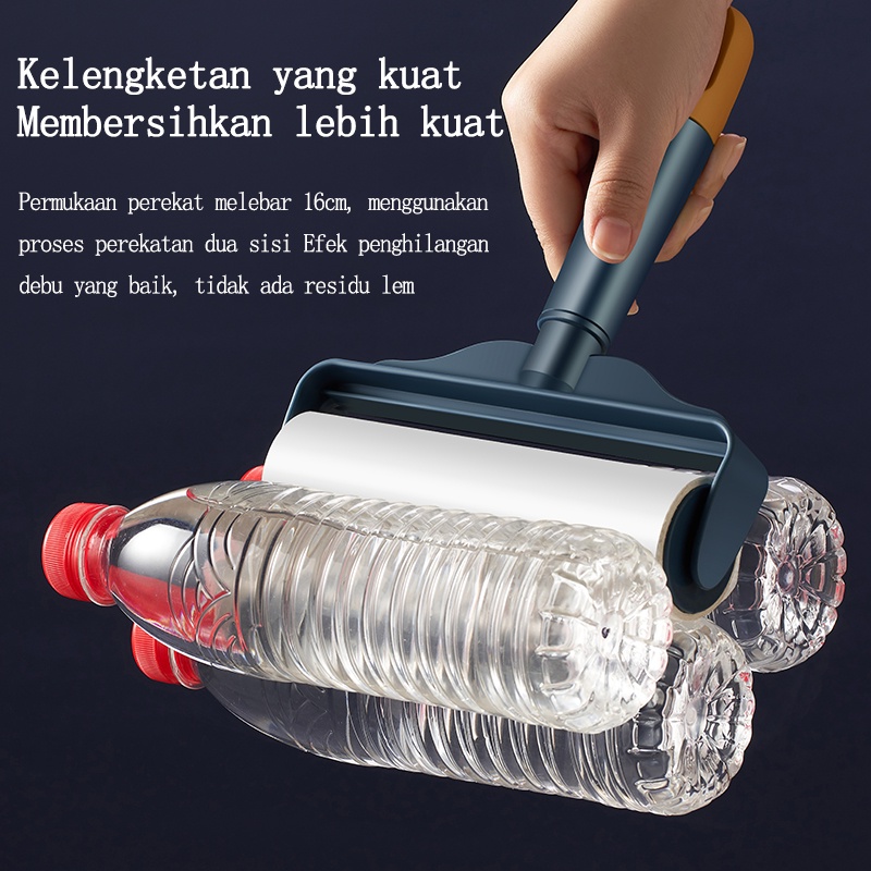 Lint Roll Sticky Roll Pembersih Bulu Kucing Debu Dibaju / Pakaian Roller Dust Remover