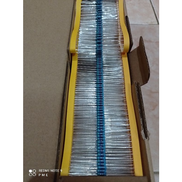 RESISTOR TAIWAN 1/4wat 1K  1%  METAL FILM. 100pcs