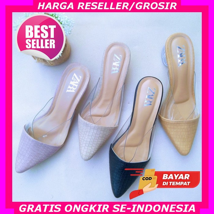 Heels Tahu 5Cm Sendal Heels Wanita Hak Chunky Hils Wanita Kekinian Terbaru Murah Cantik Sandal Wanit