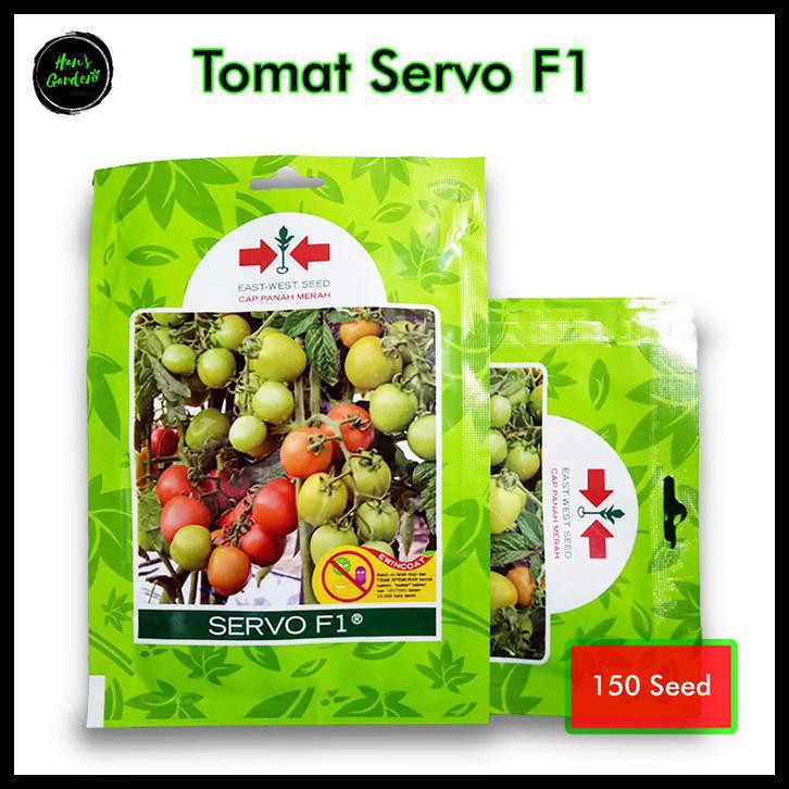 BENIH BIBIT TOMAT SERVO 150 BUTIR CAP PANAH MERAH