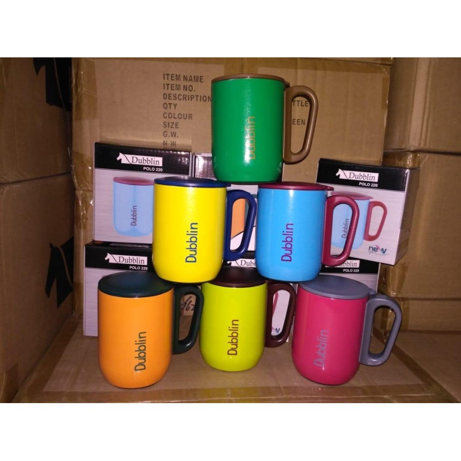 Mug DUBBLIN 220 Ml - Thermos Mug Gelas Polo Warna