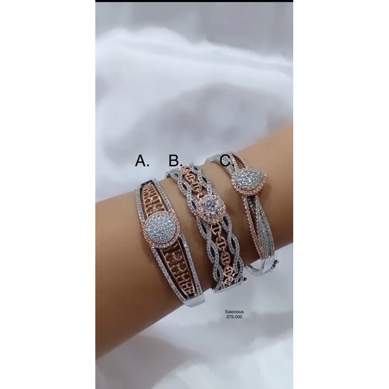 gelang lapis emas zircon asli
