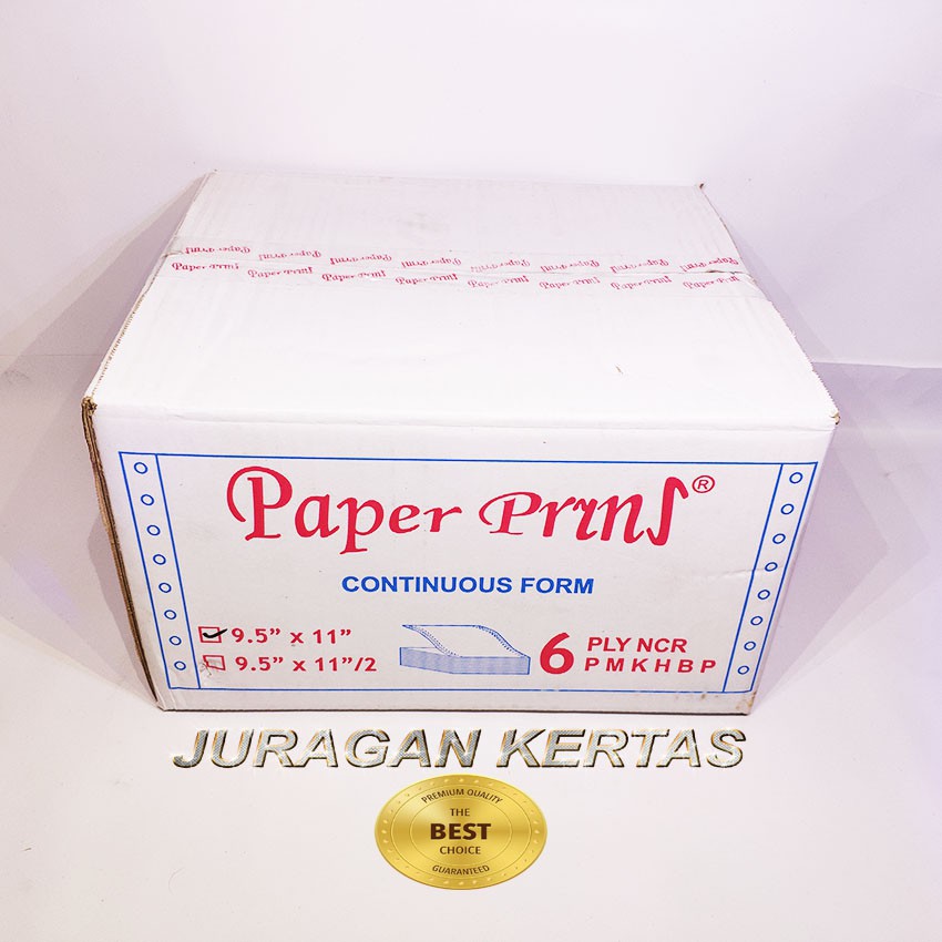 

CONTINUOUS FORM 9.5 X 11 6PLY PAPERPRYRNS