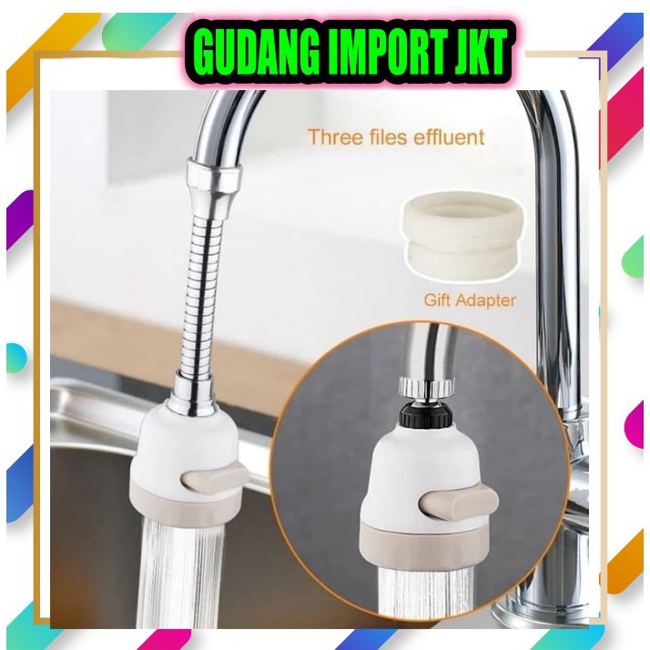 Saringan Keran Air Sambungan Kran Turbo Faucet Spray 360