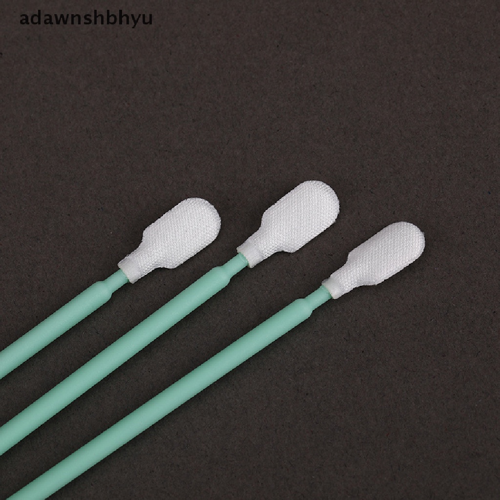 Adawnshbhyu 100pcs/Lot Ukuran 100mm Nonwoven Cotton Swab Tahan Debu Untuk Lensa Fokus Bersih