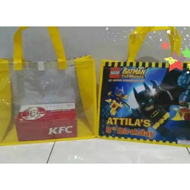 

Tas ulang tahun transparan mika