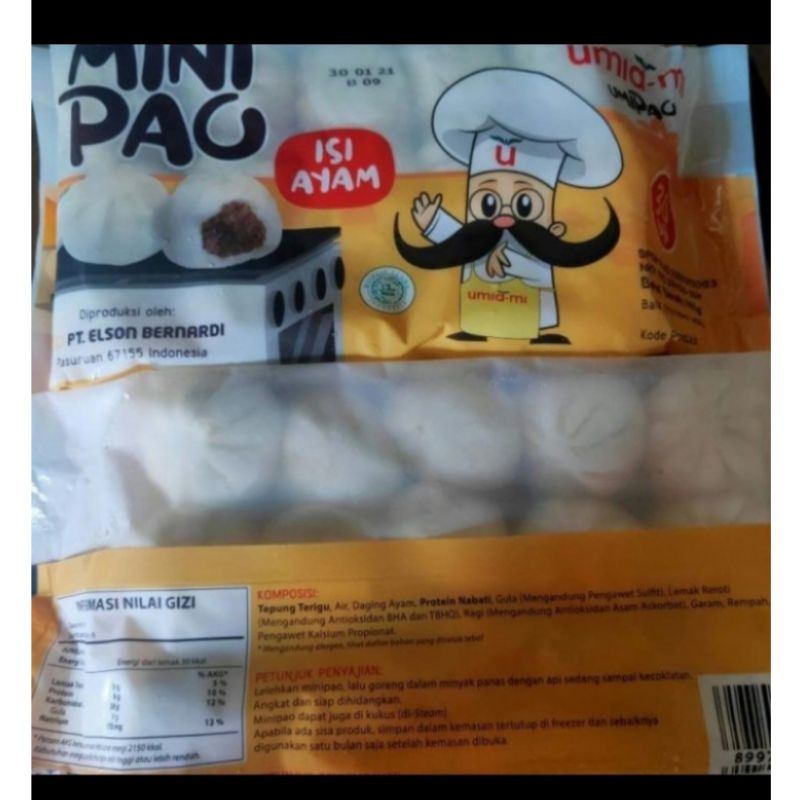 

Minipao Umiami Rasa Ayam Isi 30