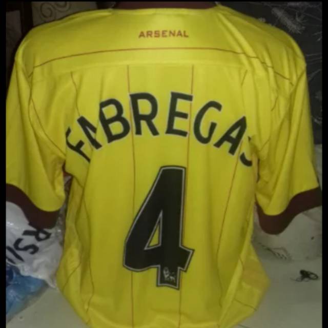 Cesc Fabregas - Arsenal FC - Jersey Kaos Bola Futsal Name Set - Multisport