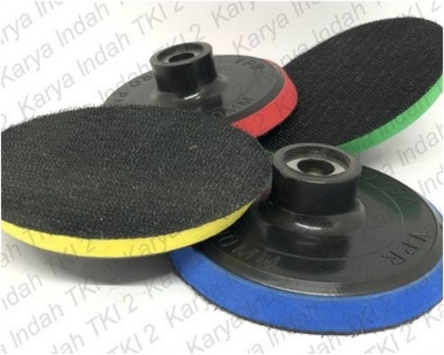Amplas Velcro Ukuran 4 Inch Gerinda Prepet 60 80 120 150 180 240 400 Sanding Pad 4