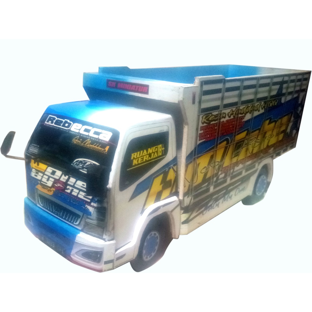 miniatur truk oleng HM CABE - Samudra Nusantara - Madura Asyik