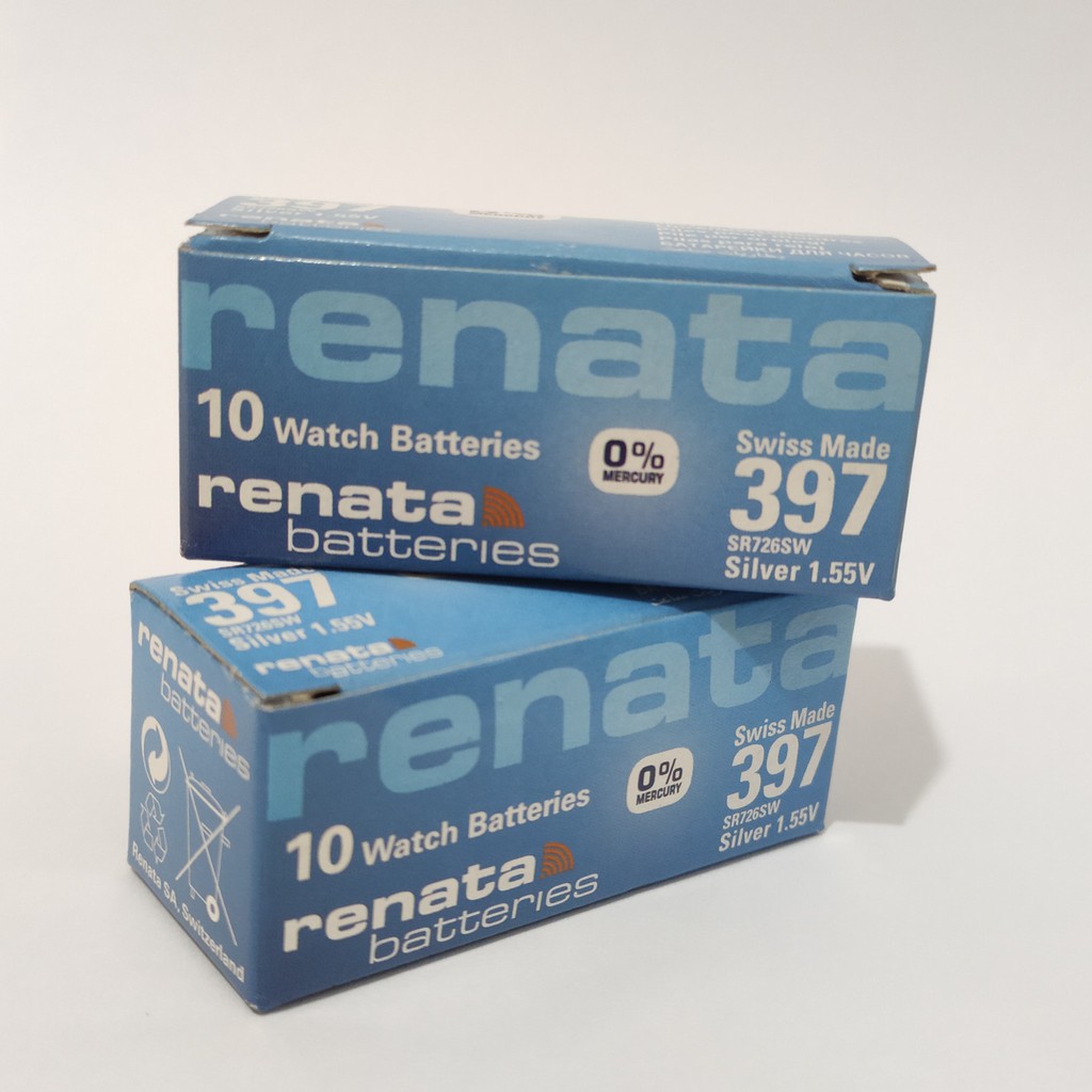 Original Baterai Renata 397 SR 726 ASLI