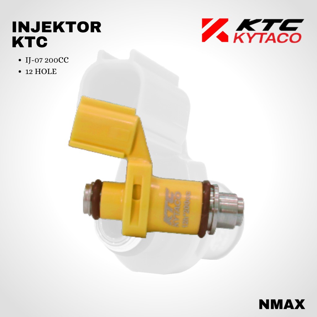 Injektor Injector Nmax NVL mio j mx king R15 200cc 12 hole ktc kytaco socket kecil