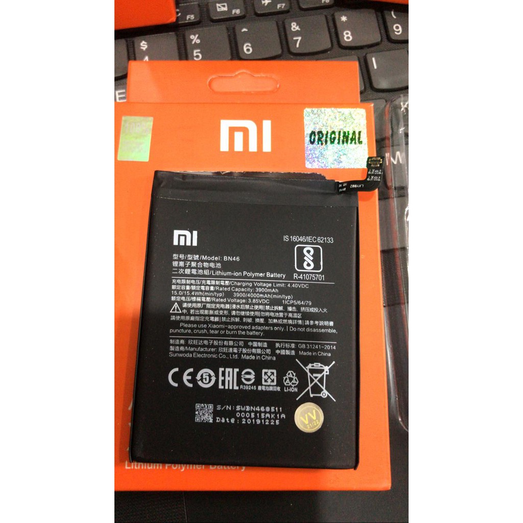 BATERAI  REDMI NOTE 8 /REDMI 7 (BN46)