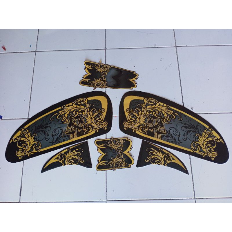 striping custom cb 100 batik