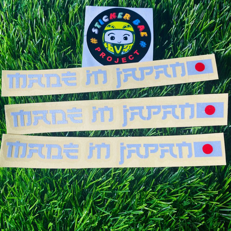 Sticker made in japan cuting sticker motor helm 1pcs