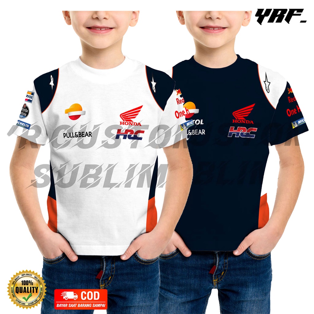 Baju Kaos Anak Honda Repsol Moto GP Racing Team HRC Motogp 2021