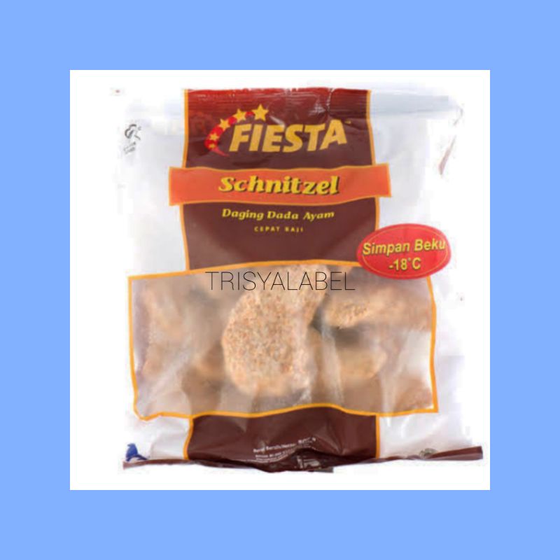 

500gr Fiesta Chicken Schnitzel | Frozen Food | TRISYALABEL