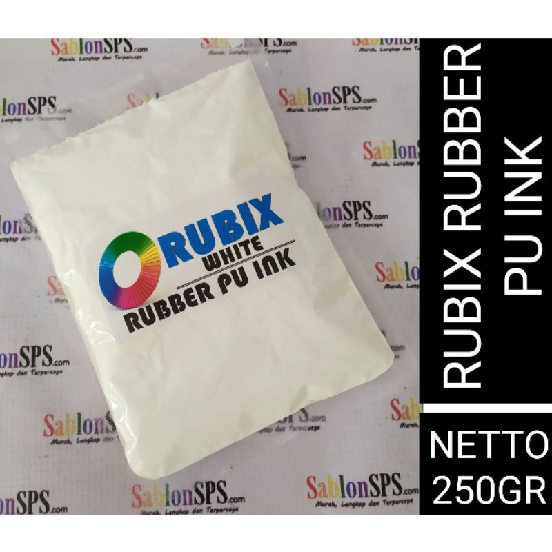 TINTA SABLON RUBBER PU WHITE PASTA URETHANE PUTIH 250GR