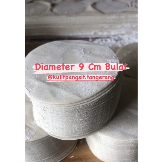 

Kulit Dimsum Diameter 9 CM Bulat Isi 100 Lembar