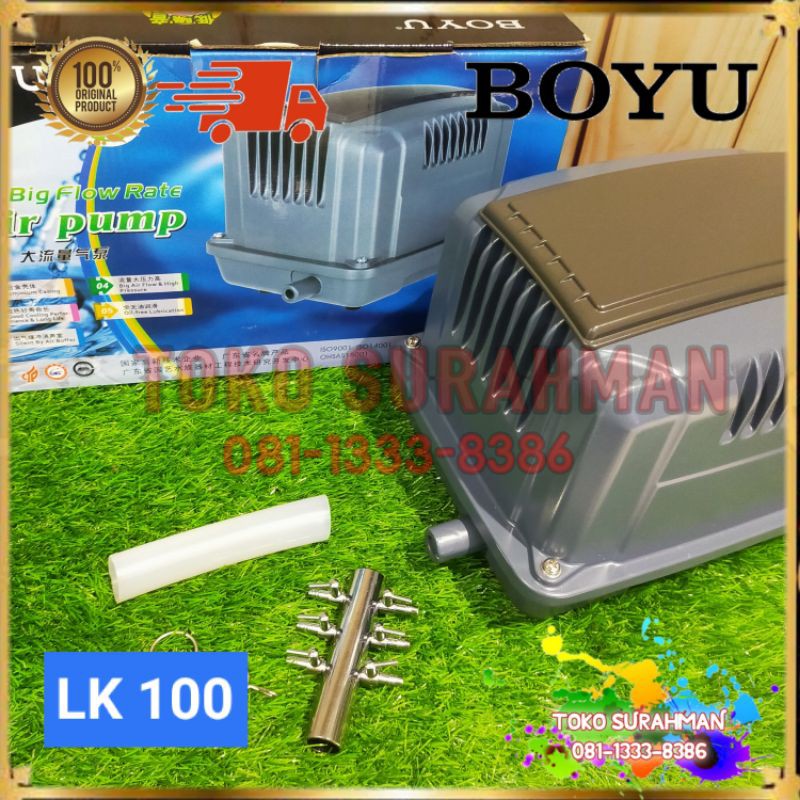 Pompa Aerator Kolam Boyu LK 100 Big Flow Prodak ORI Berkualitas Tahan Lama