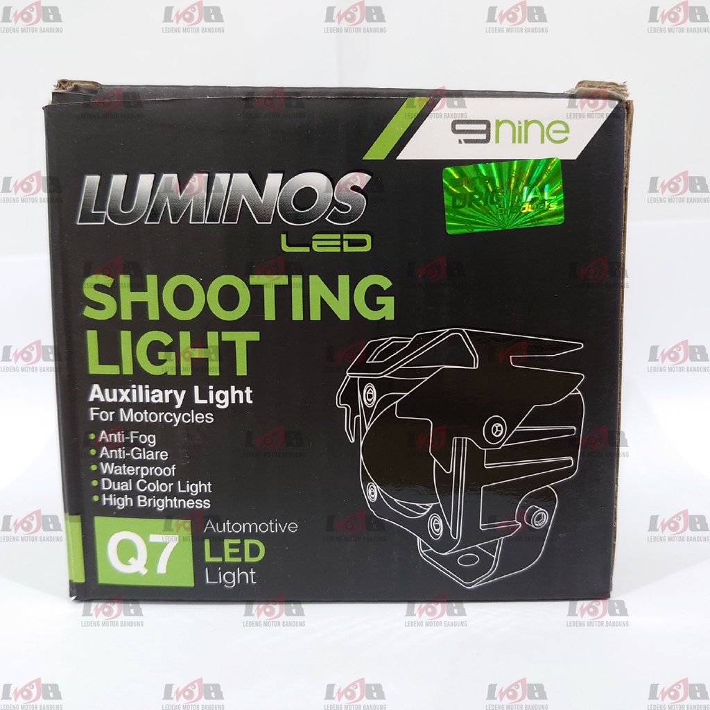 Luminos Lampu Sorot Tembak LED Q6 D3 Motor Mobil Tembus Kabut Hi-Lo Universal Variasi