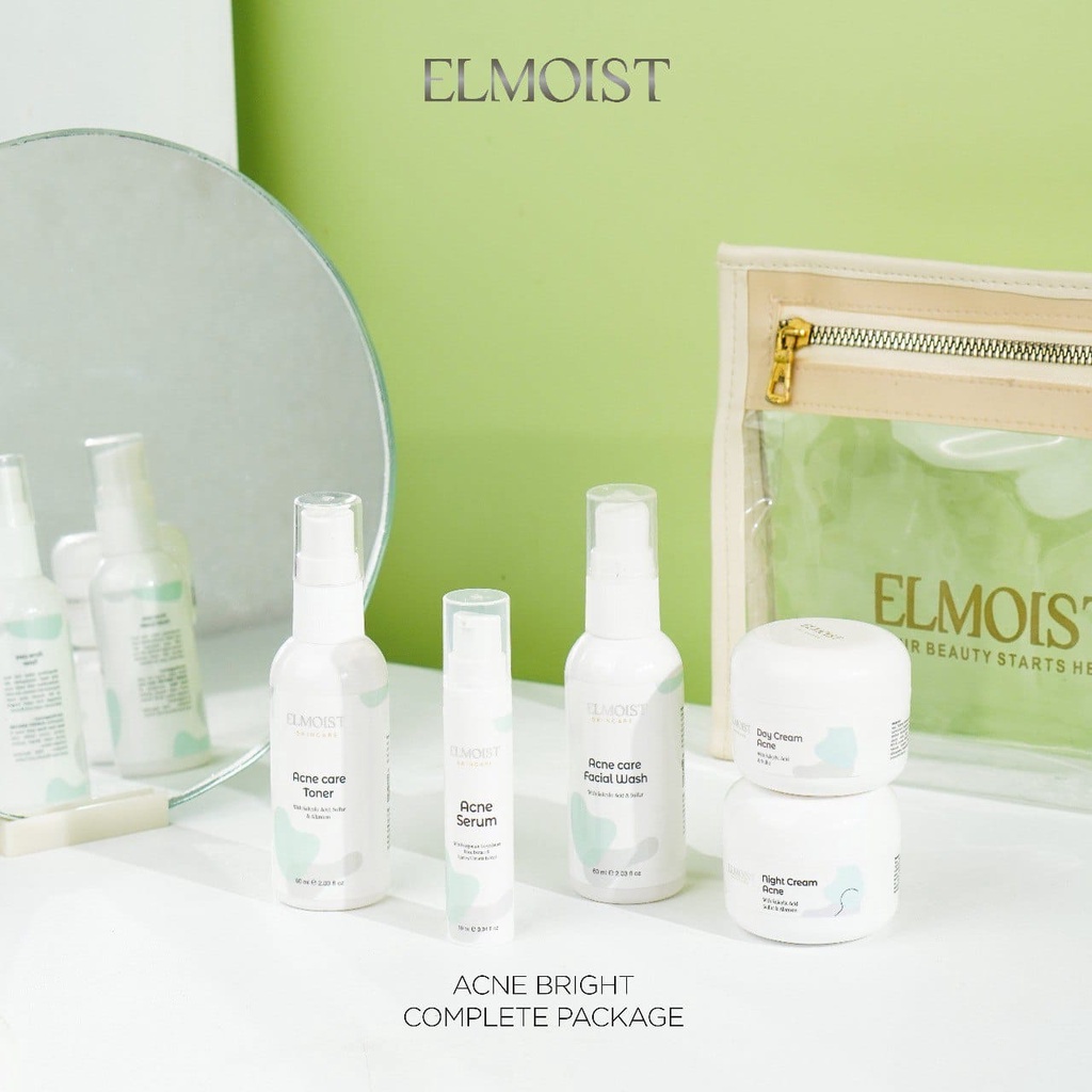 Elmoist - Paket Acne Bright | Skincare Untuk Kulit Berjerawat