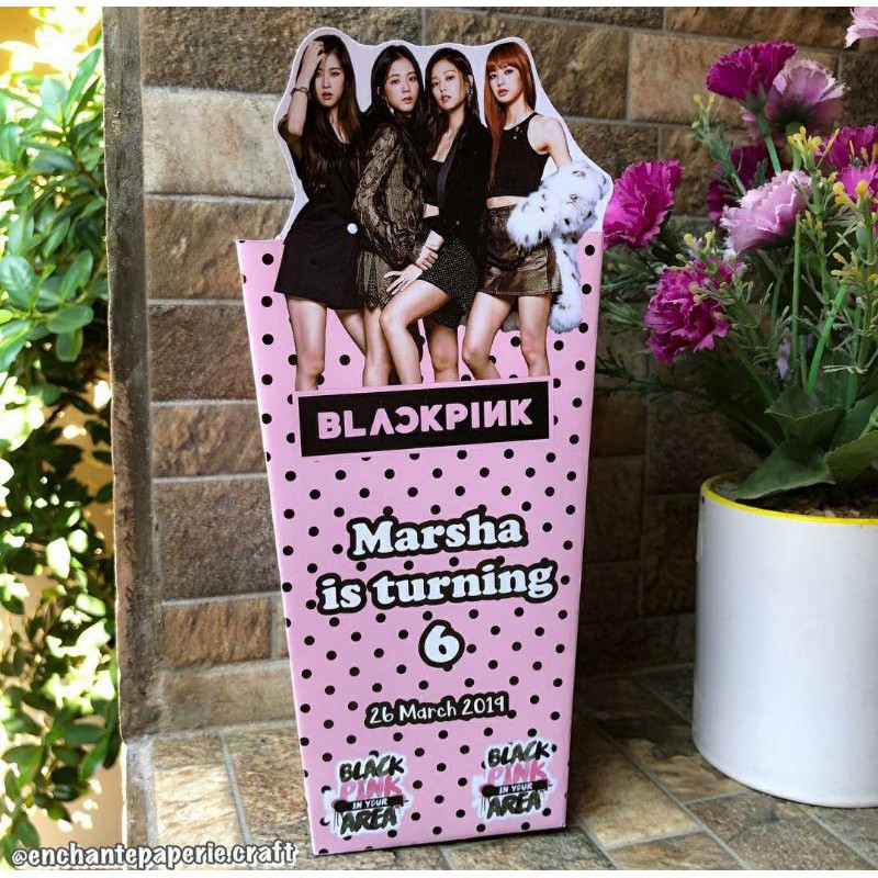 

Box Popcorn Custom Tema Blackpink