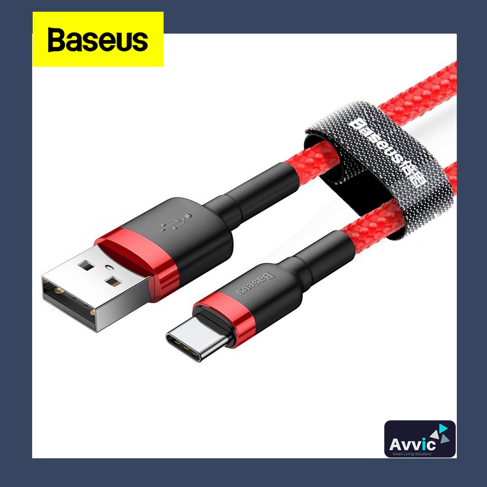 BASEUS Kabel USB to Type C Fast Charge Cafule Cable Charger 3A 1m