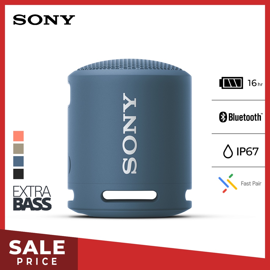 Speaker Sony SRS-XB13 Speaker Bluetooth Extra Super Bass Battery Up to 16h - Blue Portable Wireless Speaker-0