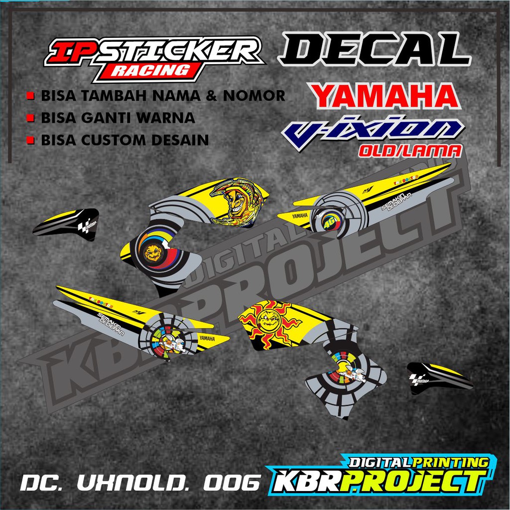 VIXION OLD Decal Sticker - Decal stiker Full Body VIXION OLD ip. 006 BISA CUSTOM