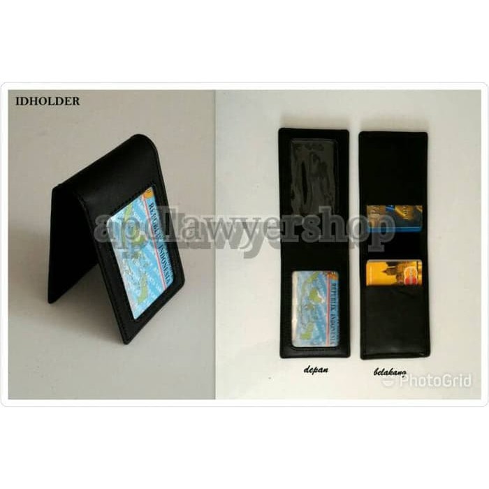 Name Tag ID Card Saku kulit asli DISTRIBUTOR