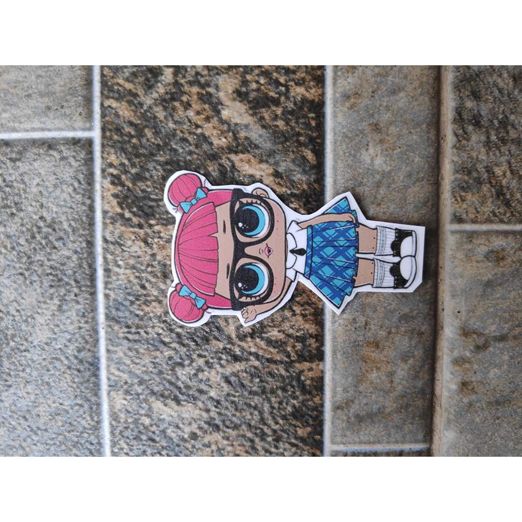 

Stiker Vinyl Karakter Anak Cewek HP Motor Spion Helm Laptop Buku Tulis Anak