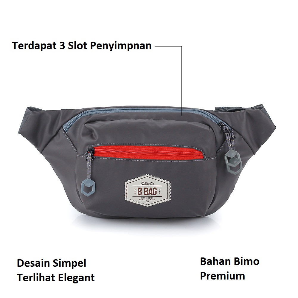 Tas Selempang Pria Waistbag Waterproof Premium U1689