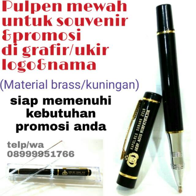

Pulpen untuk promosi dan souvenir