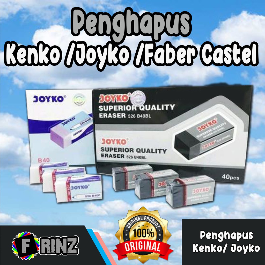

ATK ~ Eraser / Penghapus / Hapusan / Pembersih Tulisan