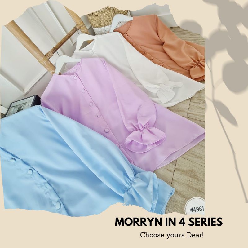 MORYN TOP/MORYN LILAC/ BLOUSE LILAC/ATASAN KERJA/ATASAN LILAC/KEMEJA KERJA/KEMEJA LILAC