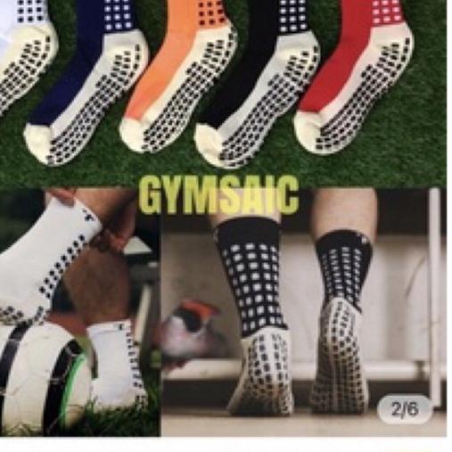 ֍ GROSIR MINIMAL 6PCS KAOS KAKI ANTI SLIP TRUSOX KAOS KAKI GRIP KAOS KAKI BOLA ✾