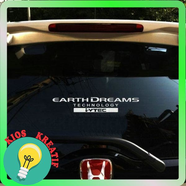 New sticker i vtec sticker mobil honda i vtec earth dreams