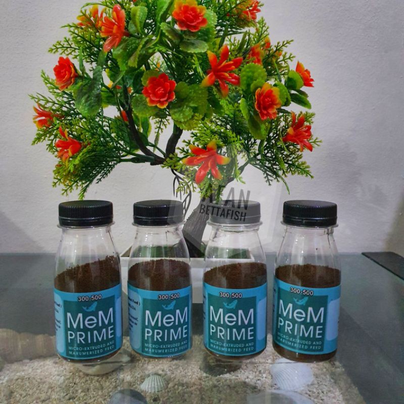 Pelet MEM Prime 300-500 Mikron 50gr Pelet Ikan Hias 50 gram