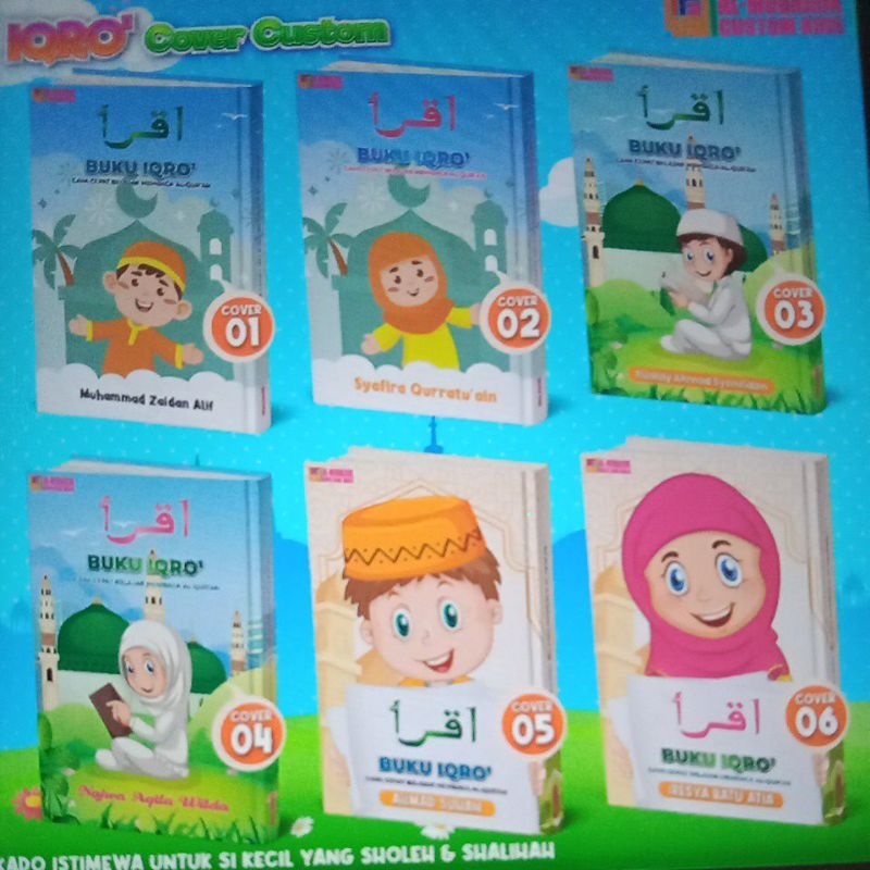 

IQRO CUSTOME JILID 1-6 HARD COVER