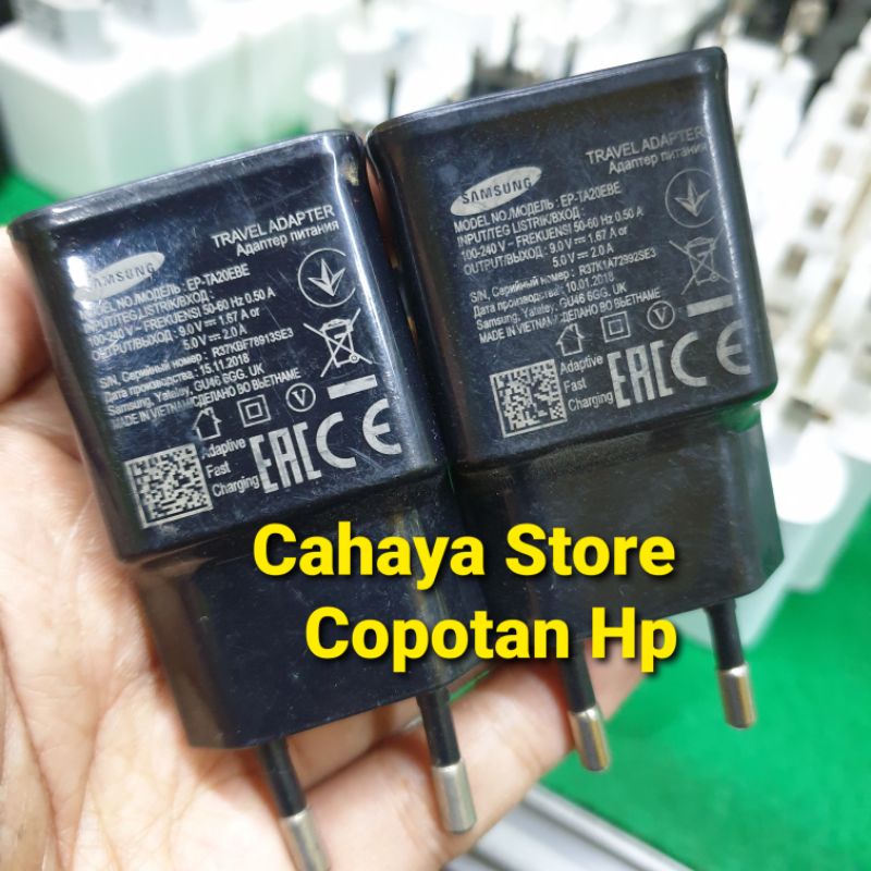 Adaptor Charger Samsung Fast Charging BAWAAN HP A20 A21 A30 A31 A40 A41 A60 A50 A51 A9 A11 Original