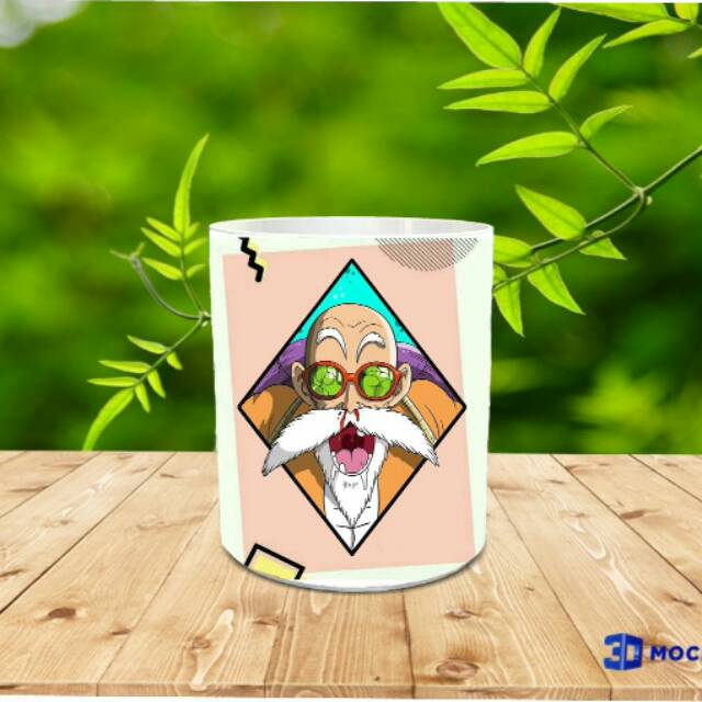 Mug bunglon (magic mug) mutten rossi dragon ball